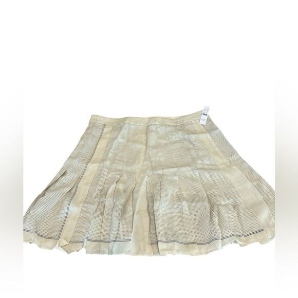 J. Crew Women’s Pleated Scarf-print Skirt in Drapey Viscose Twill Size 18 NWT - Picture 1 of 6